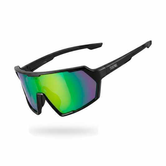 Sportbrille Cebeniq "TOUR" Schwarz Purple-Green
